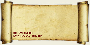 Joakim Janjić vizit kartica